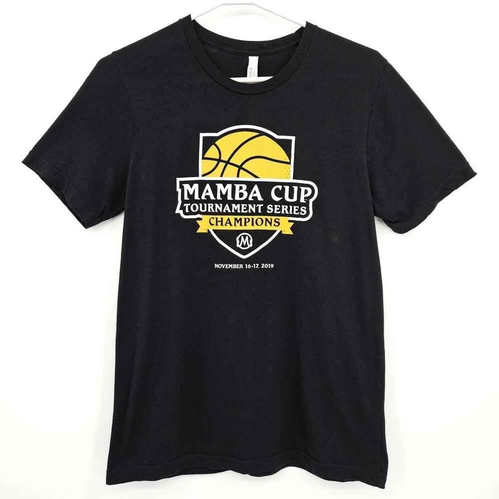 Kobe Bryant Mamba Cup Tournament Series Champions T Shirt Nov 16-17 2019 M